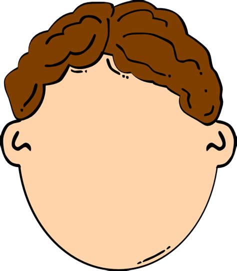 Brown Hair Boy Clip Art at Clker.com - vector clip art online, royalty ...