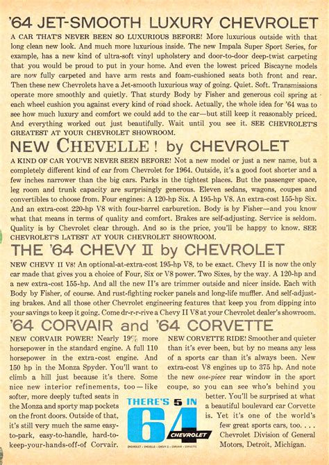 1964 Chevrolet Ad Page 2 Alden Jewell Flickr