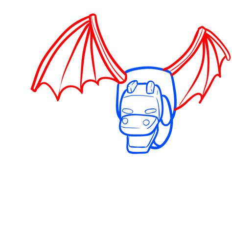 Easy To Draw Ender Dragon Minecraft Chibi Easy To Draw Everything