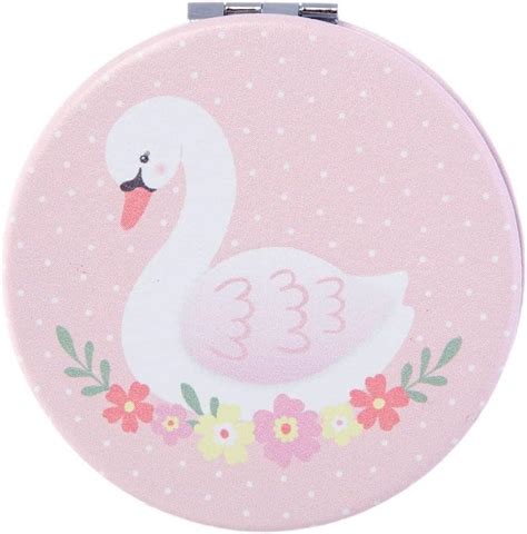 Sass Belle Freya Swan Compact Mirror Amazon Co Uk Home Kitchen