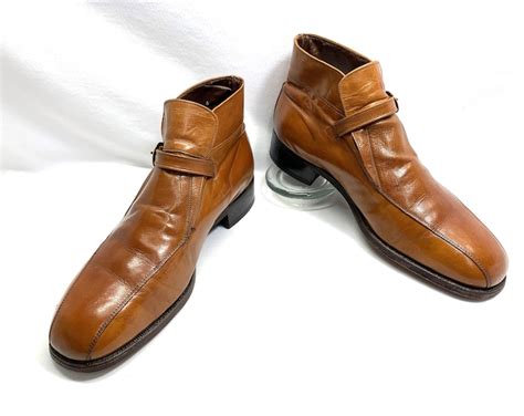 Florsheim Imperial Boots The Beatles Size 8 Brown Leather Florsheim