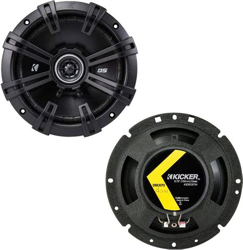 Kicker Mustang Ds Series Inch Coaxial Speakers Dsc