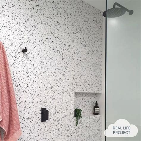 Paddington Mixed Terrazzo Look Tile Tiles Gorgeous Flooring White