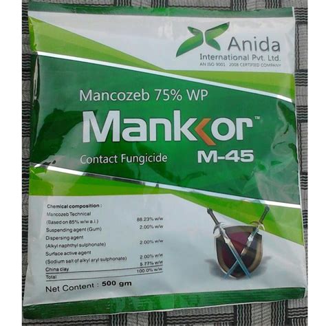 Mancozeb 75 Wp M 45 Contact Fungicide Packet 500 Gm Rs 200 Kg Id