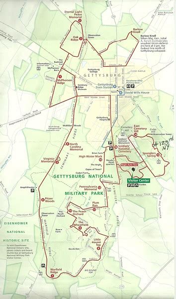 Gettysburg National Park Maps