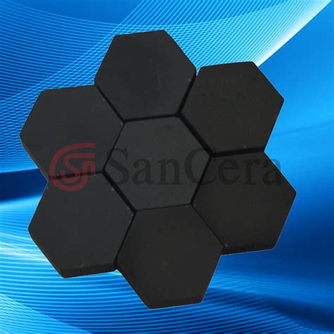 Hexagon Square Boron Carbide Plate For Tactical Boron Carbide Tile