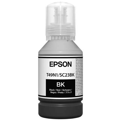 Encre Sublimation EPSON UltraChrome DS Noire 140ml T49N1 SC23BK Pour