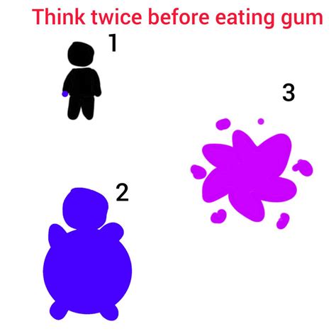 A Psa for gum chewing children. by Kirbyzone64 on DeviantArt