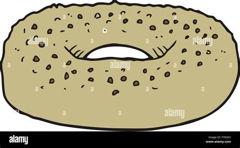 Freehand Drawn Cartoon Bagel Stock Vector Image Art Alamy