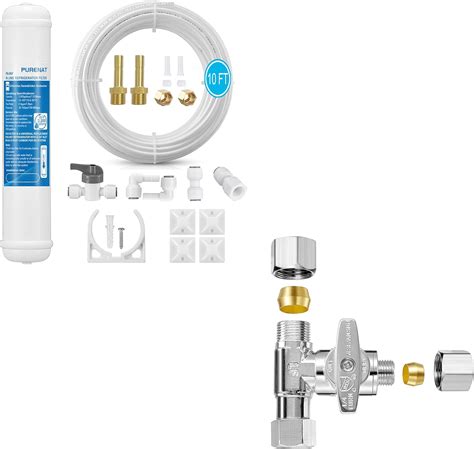 Kit de filtro de agua en línea para refrigerador y máquina de hielo