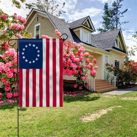 Usa Betsy Ross Garden Flag 18 X 125 Inch Anley Flags