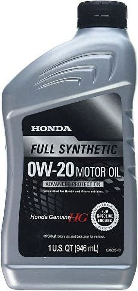 New Genuine Honda Engine Oil W Full Synthetic Quart Oe