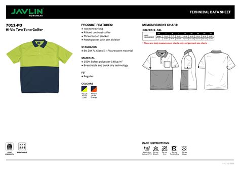 Hi Vis Two Tone Golfer Industrial Clothing Company