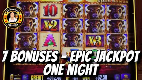 Bonuses Epic Jackpot Buffalo Gold Slot Machine Youtube