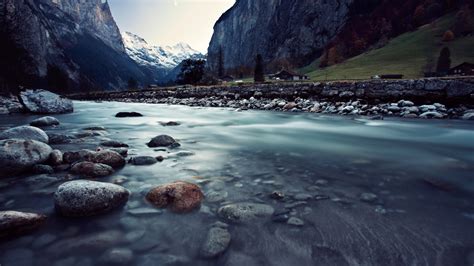 Wallpaper Landscape Mountains Water Rock Nature Reflection Sky