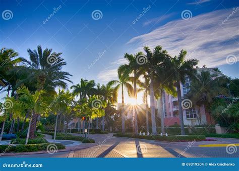 Miami Florida Beach Scenes On A Sunny Day Stock Photo Image Of