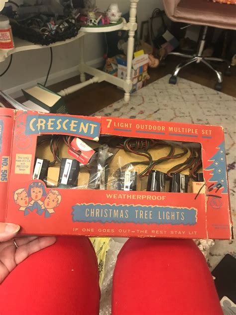 Vintage 7 Christmas Tree Lights | Etsy