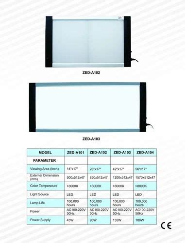 X Ray View Box Model By Led At Best Price In Delhi By Manchanda