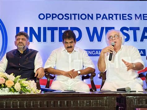 Bengaluru Opposition Parties Meet Over Prominent Leaders Present At