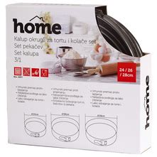 Home Kalup okrugli za tortu i kolače set 3 1 Konzum