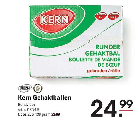 Kern Gehaktballen Aanbieding Bij De Kweker 1Folders Nl