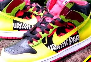 Jurassic Park Nike Dunks Dannys Custom Shoes Versus Sekure D