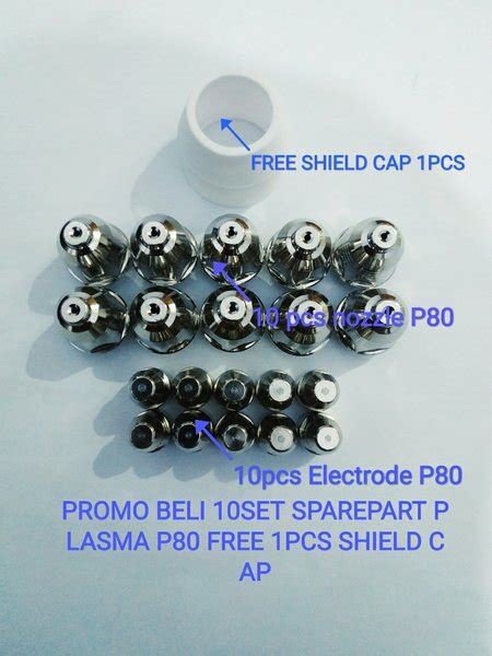 Jual Nozzle Tip Electrode Plasma Cutting Cut 100 P 80 Di Lapak