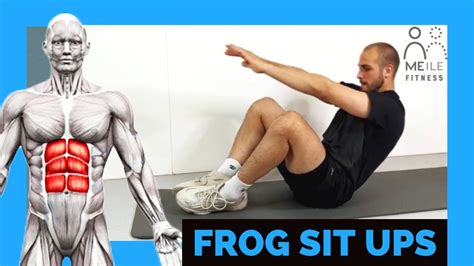 Upper Abs Exercise Frog Sit Ups Exercise Database Youtube