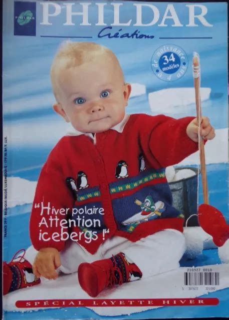 Catalogue Ancien Laine Tricot Phildar N B B Layette Hiver