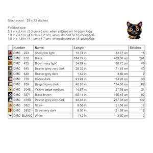 Tortoiseshell Cat Cross Stitch Pattern PDF Bundle 4 Variations Instant ...