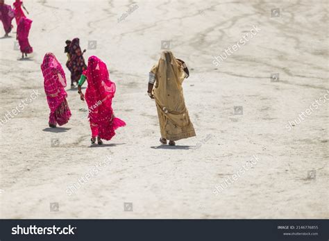 Hingol Pakistan March Women Hindu Stock Photo