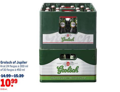 Grolsch Krat Bier Folder Aanbieding Bij Makro Details