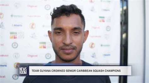 Team Guyana Crowned Senior Caribbean Squash Champions Youtube