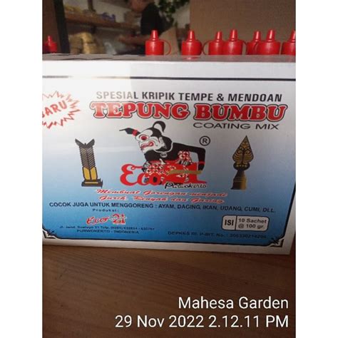 Jual Tepung Bumbu Keripik Dan Mendoan Isi 10 Per Box Shopee Indonesia