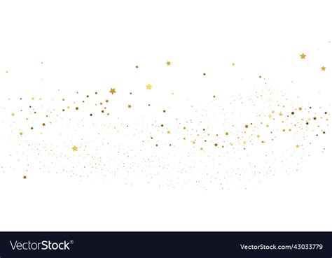 Light Gold Glitter Confetti Texture Royalty Free Vector