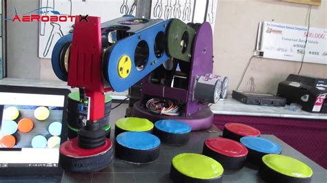 Robotic Arm Sorting Colored Objects Youtube