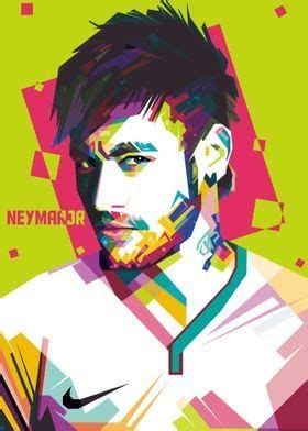 Neymar Jr Poster Picture Metal Print Paint By Burhandowski