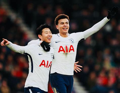 Week 30 Afc Bournemouth 1 4 Spurs Son Heung Min And Dele Alli Photo Credit Stringer Reuters