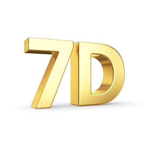 Golden D Symbol Isolated On White Illustration Symbol Clipping Path