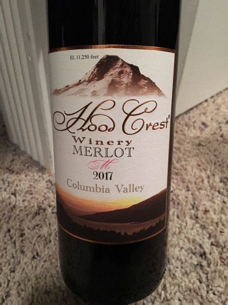 2017 Hood Crest Winery Merlot USA Oregon Columbia Valley CellarTracker