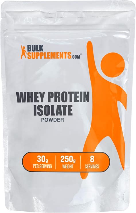 Amazon Bulksupplements Whey Protein Isolate Powder