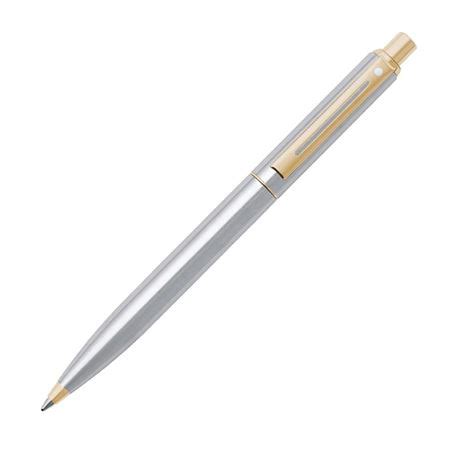 Sheaffer Sentinel Brushed Chrome Gold Trim Ballpen