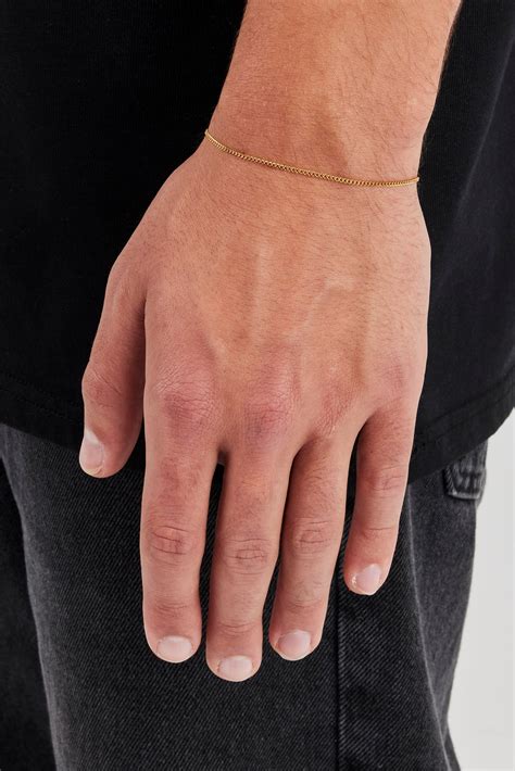 Men's Plain Cuban Link Bracelets – Cernucci US