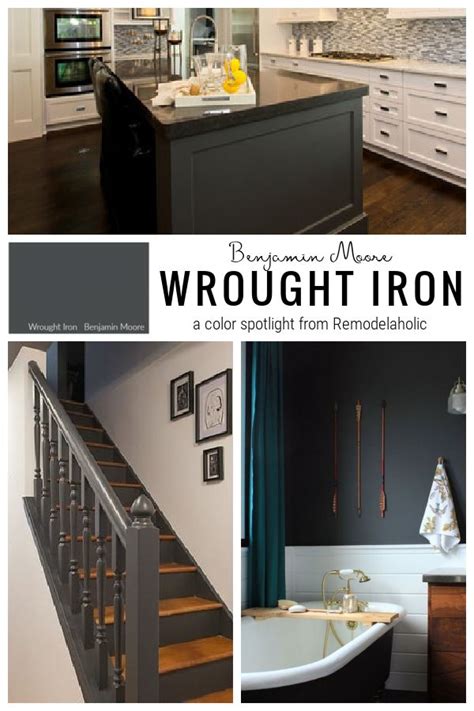 Wrought Iron Is A Great Paint Color Dark But Not Black The Color