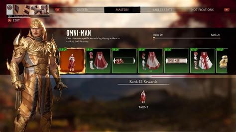 Mortal Kombat 1 All Mastery Rewards For Omni Man YouTube