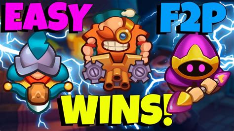 The BEST F2P DECKS For ALL ARENAS 2022 My Top 3 Rush Royale