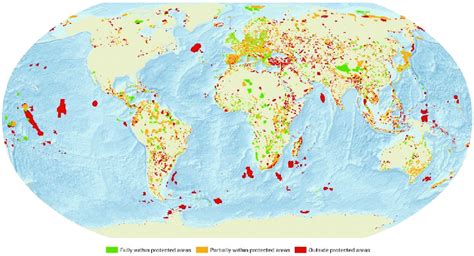 Map Of Key Biodiversity Areas Fully Within Green Partially Within