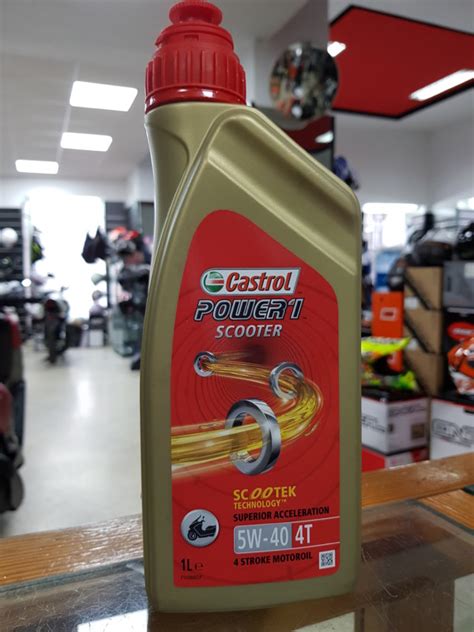 CASTROL POWER1 SCOOTER 4T 5W 40 Lubricante 1lt Motos Marin