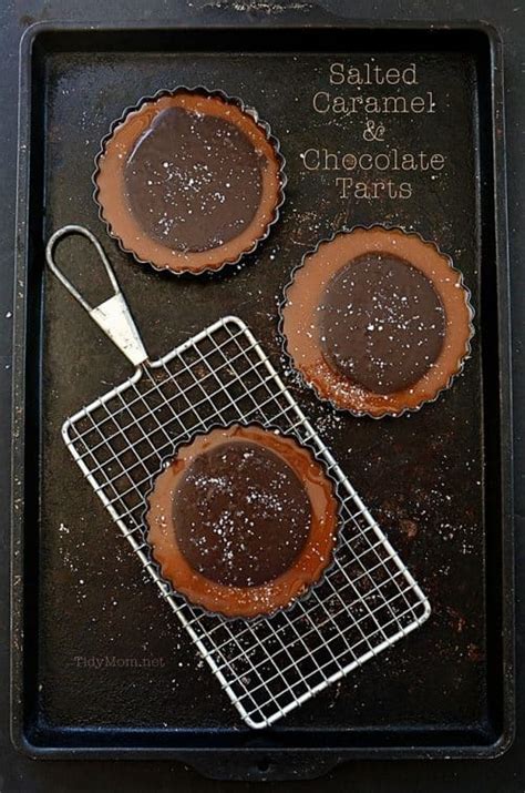 Salted Caramel Chocolate Tarts Recipe TidyMom