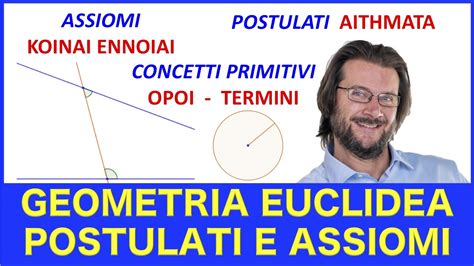 Postulati Di Euclide Una Semplice Introduzione Alla Geometria Euclidea Youtube